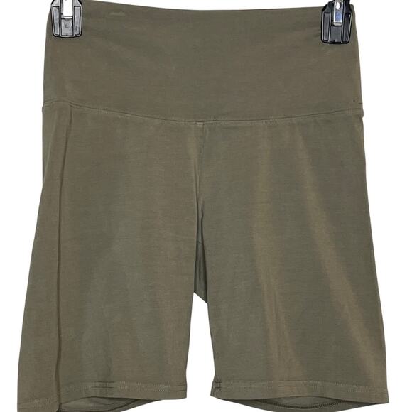 TNA x Aritizia Brown Green Bike Shorts Small SEE DESCRIPTION - Picture 1 of 8